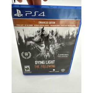 Warner Bros Dying Light The Following Enhanced Edition PS4 Zombie Game Sony PS4